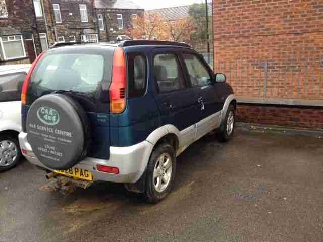 1998 DAIHATSU TERIOS + BLUE/SILVER 12 months mot 5 tax