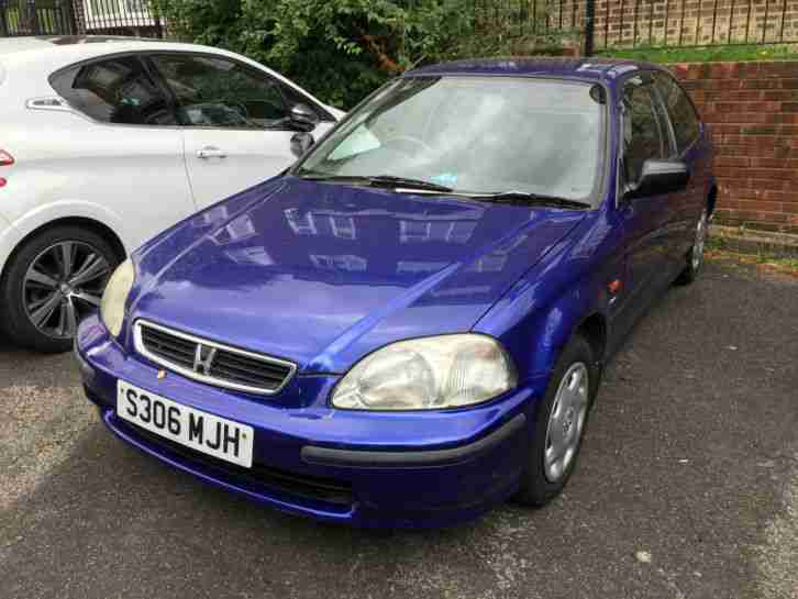 1998 HONDA CIVIC ILLUSION BLUE SPORTY MANUAL 1.4 PETROL LOUD