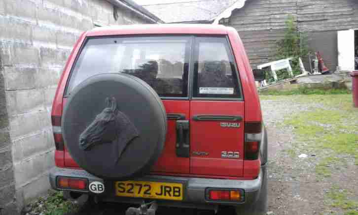 1998 ISUZU TROOPER DUTY DT SWB RED