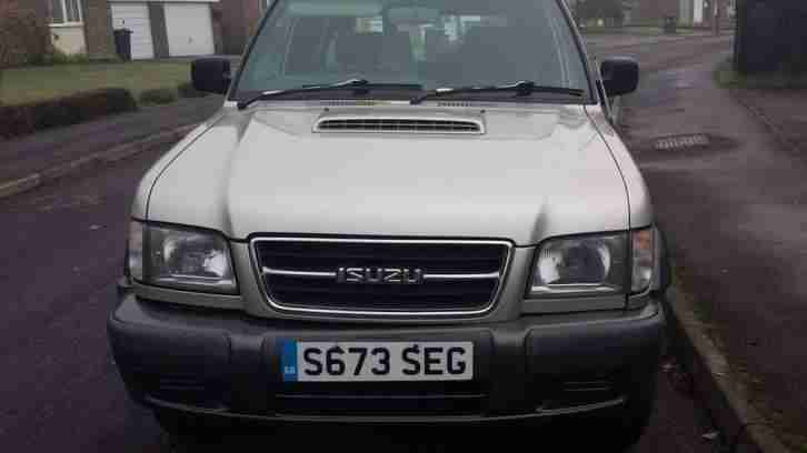 1998 ISUZU TROOPER SWB 3.0 TURBO DIESEL SILVER MANUAL 4X4