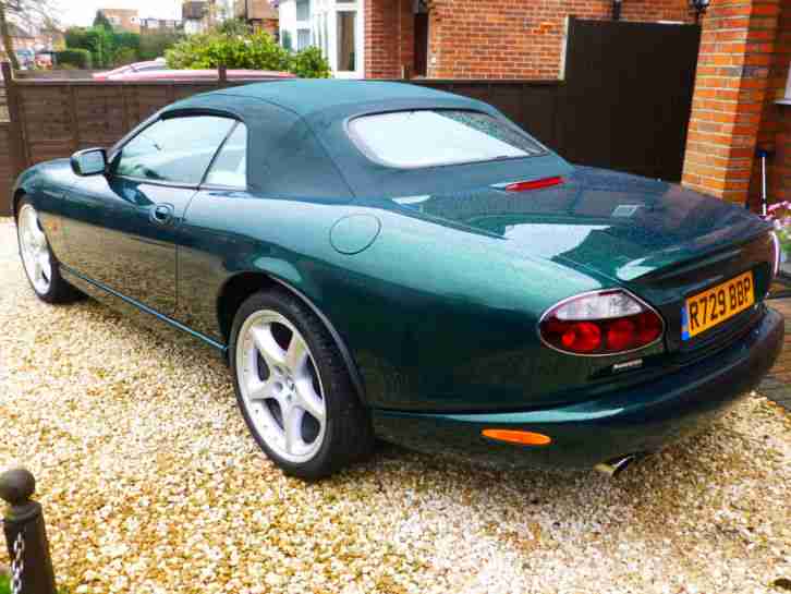 1998 JAGUAR XK8 CONVERTIBLE AUTO, BRITISH RACING GREEN, 20" BBS DETROIT, 12M MOT