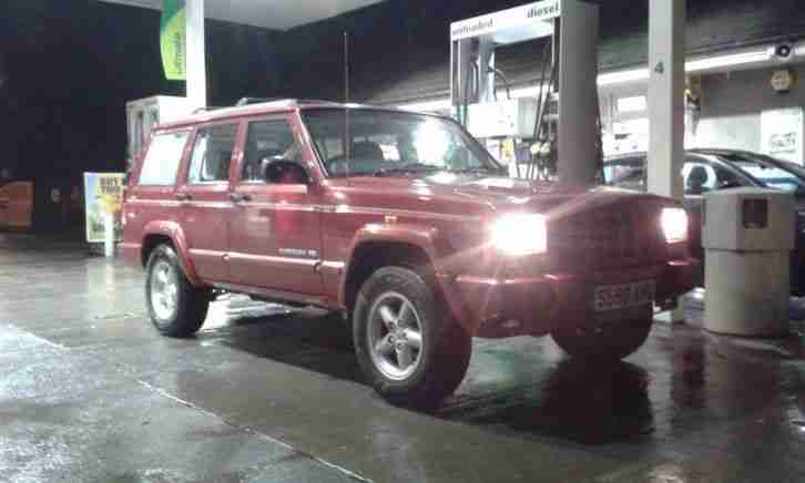 1998 JEEP CHEROKEE LIMITED A RED LPG VERY CLEAN FOR AGE 12 MONTHS MOT