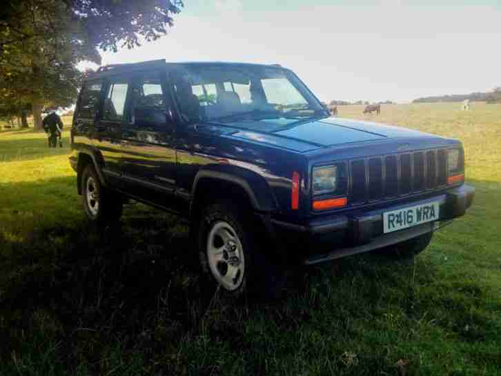 1998 JEEP CHEROKEE TD SPORT ESTATE 4X4 MANUAL BLUE LOW MILEAGE LOVELY CONDITION