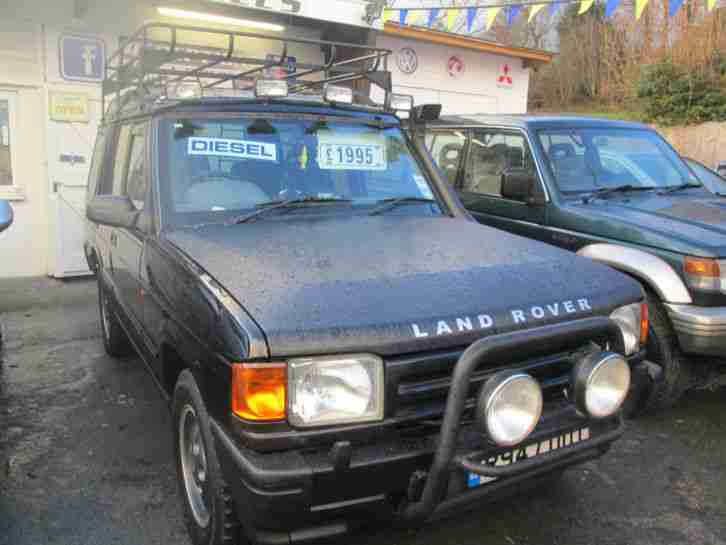1998 LAND ROVER DISCOVERY 300 TDI AUTO GS BLACK.