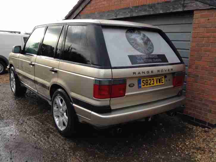 1998 LAND ROVER RANGEROVER 4.0 SE AUTO IN GOLD! SPARES OR REPAIRS!