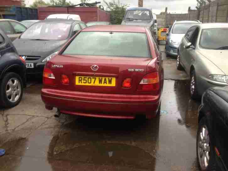 1998 LEXUS GS300 SE AUTO RED R REG VERY CLEAN CAR