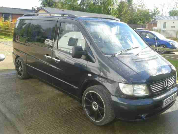1998 MERCEDES V230 AMBIENTE AUTO BLACK NOT VW TRANSPORTER, CAMPER, DAY VAN