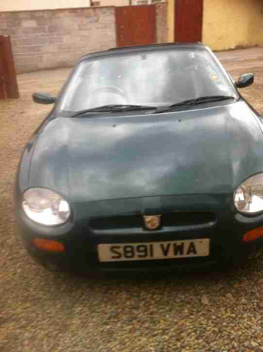 1998 MG MGF convertible Green £450 ono