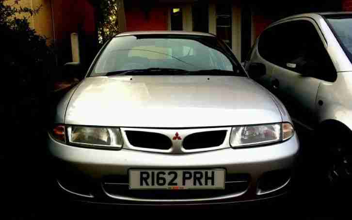 1998 MITSUBISHI CARISMA GL SILVER MOT JANUARY 2016 WORKHORSE 1.6