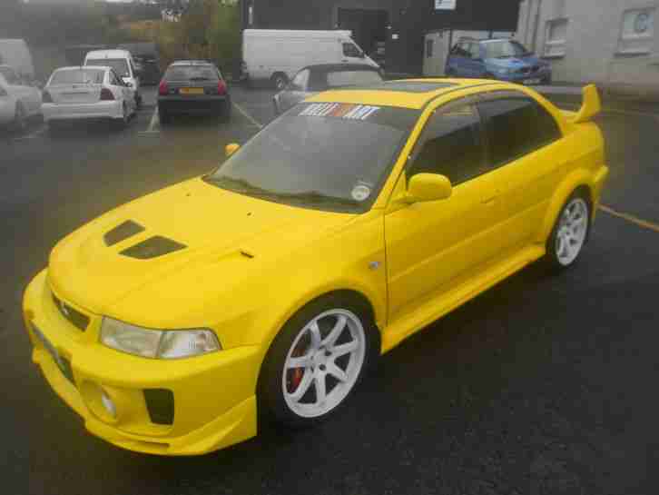 1998 LANCER EVO V YELLOW