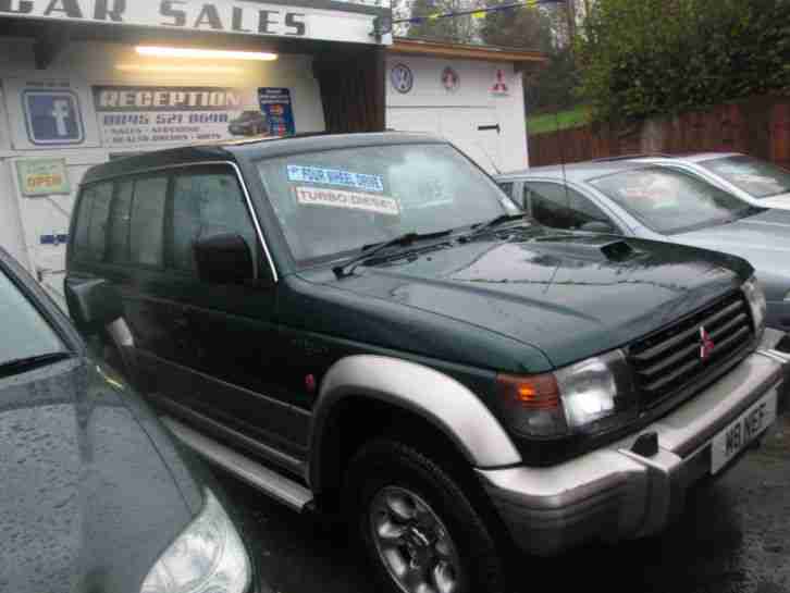 1998 MITSUBISHI SHOGUN GLS LWB 2.8 AUTO GREEN