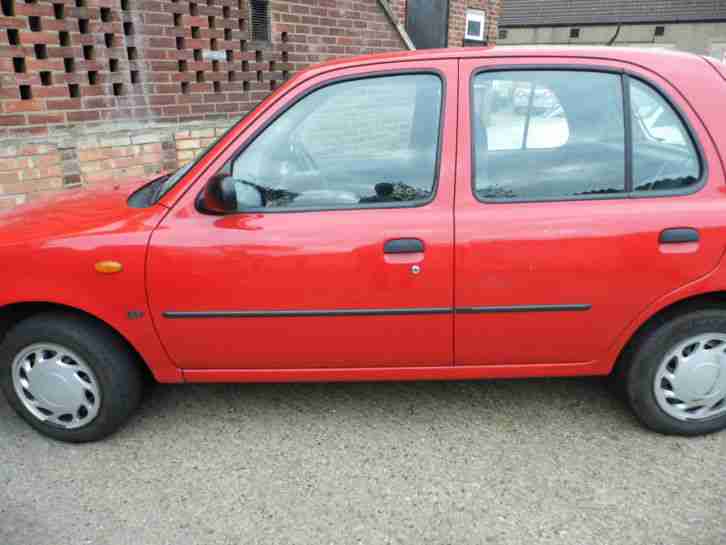 1998 NISSAN MICRA EQUATION AUTO RED