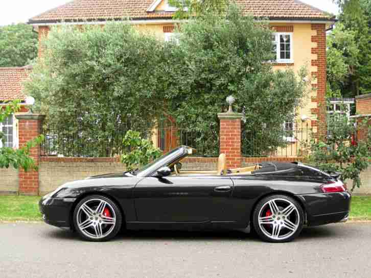 1998 PORSCHE 911 CARERRA 4 CONVERTIBLE AUTO 88K MILES BIG ALLOYS HARD TOP LOVELY