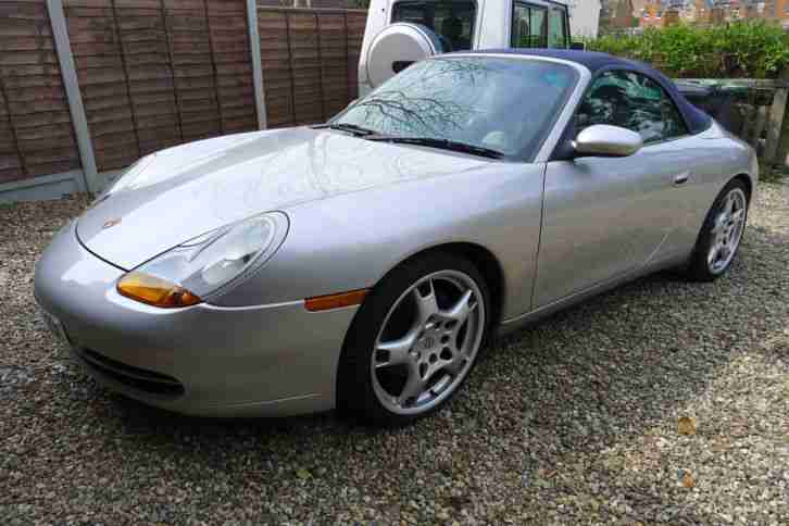 1998 Porsche 911 996 C2 Cabriolet manual 59,000 miles-history/MOTs