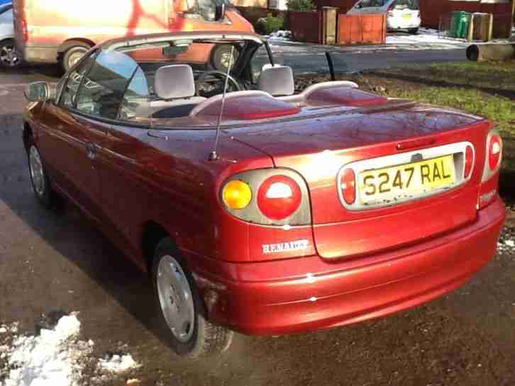 1998 RENAULT MEGANE 1.6E CABRIOLET, ONLY 27K MILES!!1 OWNER,FULL MOT,VGC,MAY PX