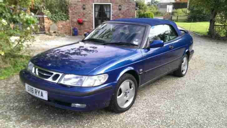 1998 SAAB 9 3 SE TURBO BLUE stunning condition inside and out