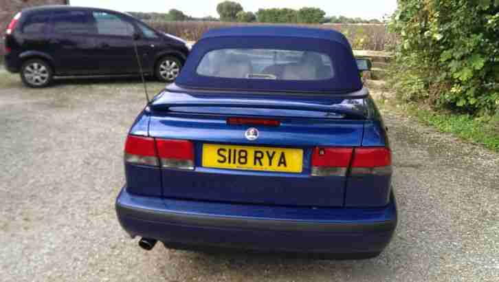 1998 SAAB 9-3 SE TURBO BLUE stunning condition inside and out