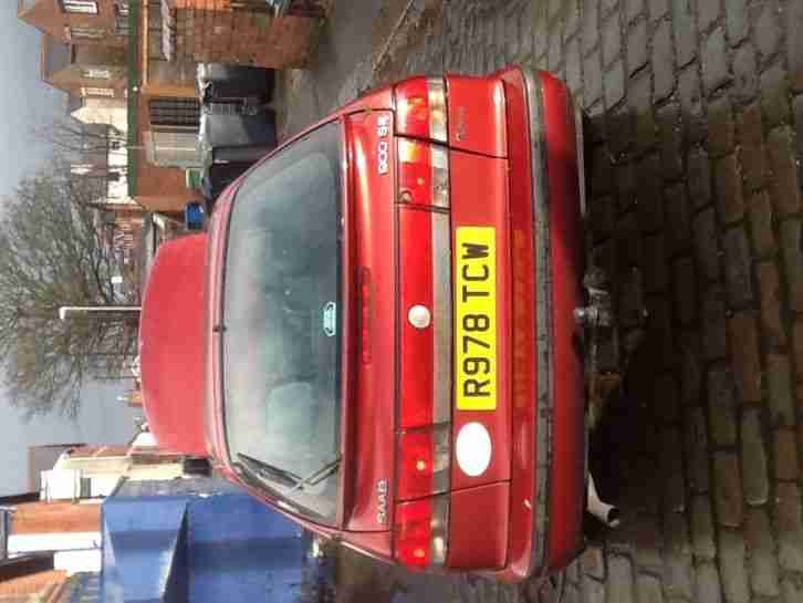 1998 SAAB 900 XS TALLADEGA RED