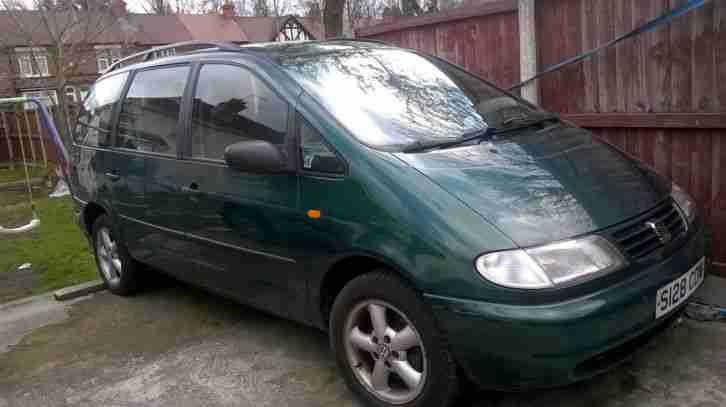 1998 SEAT ALHAMBRA 2.0 AUTO GREEN selling as SPARES or REPAIR