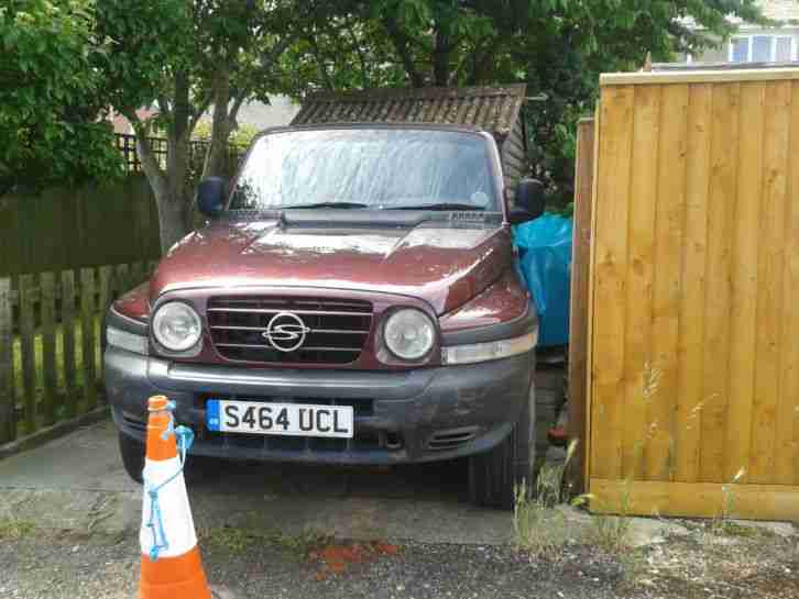 1998 SSANGYONG KORANDO GLS MAROON