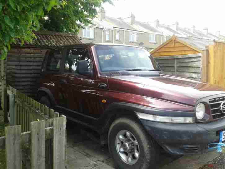 1998 SSANGYONG KORANDO GLS MAROON