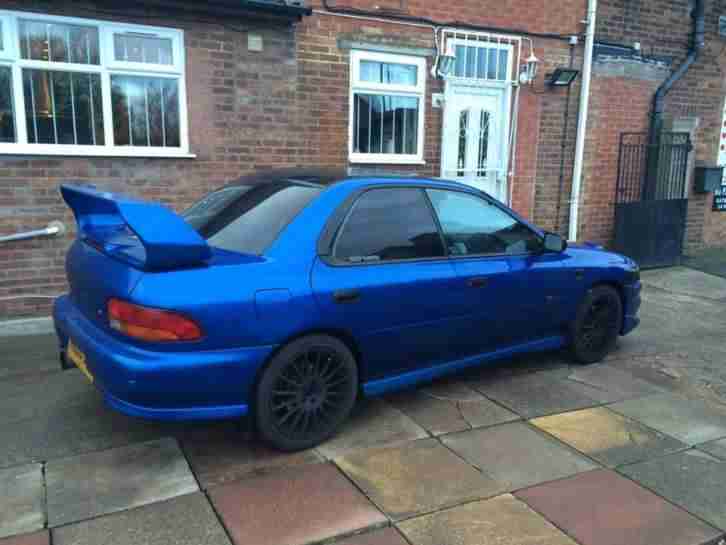 1998 SUBARU IMPREZA TURBO 2000 AWD BLUE sti p1 wrx wagon 99p track modified jdm