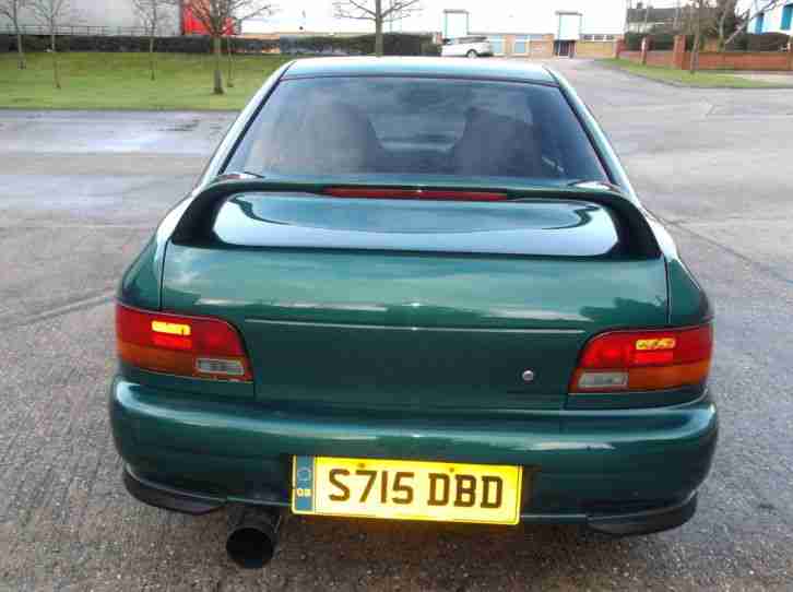 1998 SUBARU IMPREZA TURBO 2000 AWD. FULL SERV HISTORY. 5 DAY NO RESERVE AUCTION.