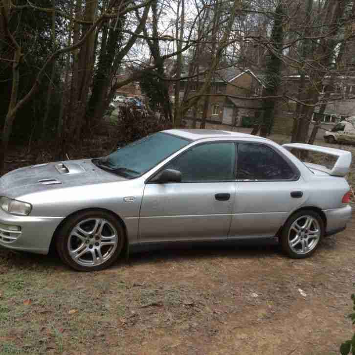 1998 IMPREZA TURBO 2000 AWD SILVER