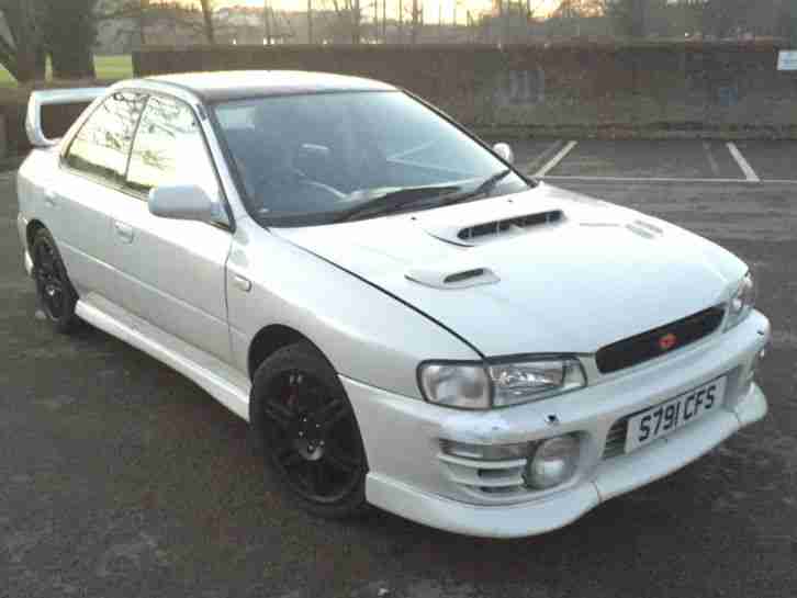 1998 IMPREZA TURBO 2000 AWD WHITE ,