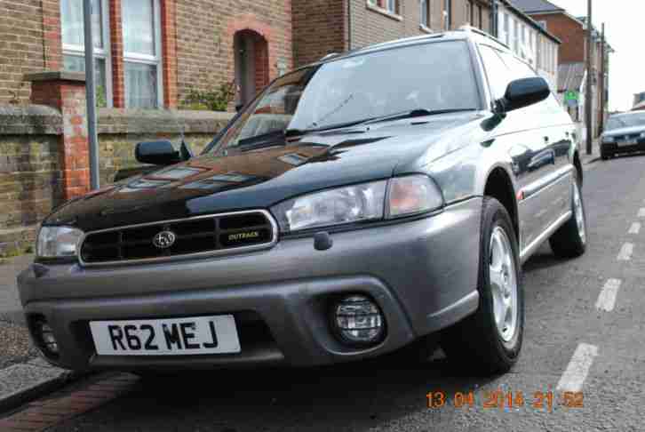 1998 SUBARU LEGACY OUTBACK AWD AUTO GREEN/GREY