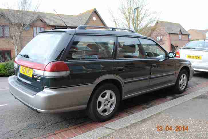 1998 SUBARU LEGACY OUTBACK AWD AUTO GREEN/GREY
