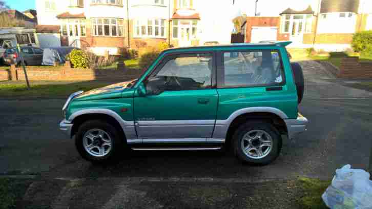 1998 VITARA JX 4 U HARD TOP GREEN