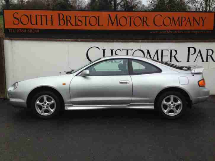 1998 TOYOTA CELICA 2.0 GT 3DR COUPE ONLY 2 OWNERS AND 68K FSH MET SILVER