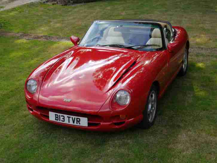 1998 TVR CHIMAERA FORMULA RED MAGNOLIA LEATHER