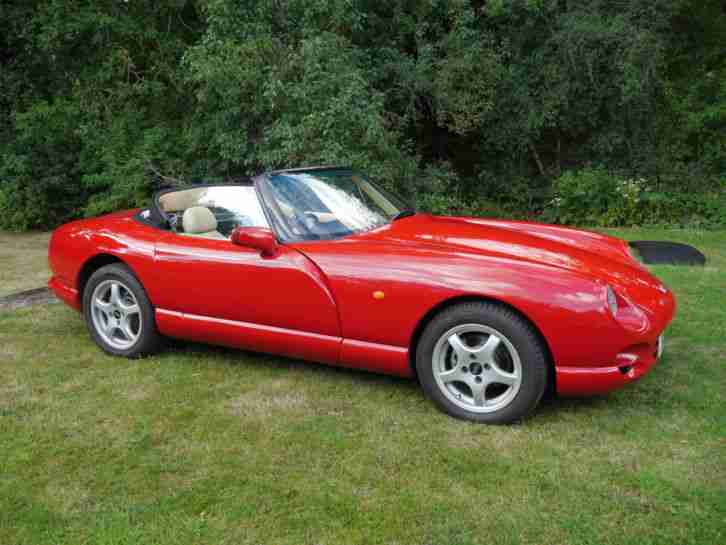 1998 TVR CHIMAERA FORMULA RED / MAGNOLIA LEATHER