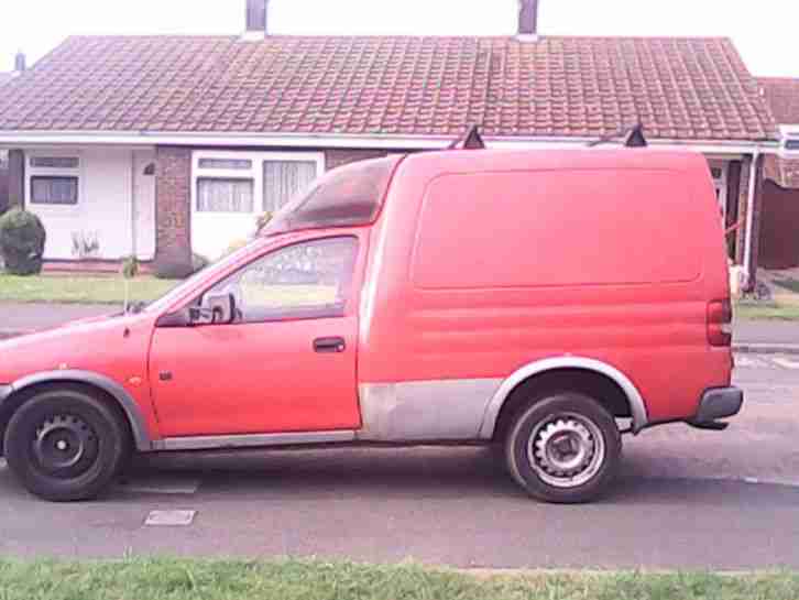 1998 VAUXHALL COMBO MERIT 1.7D RED