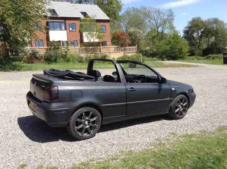 1998 VOLKSWAGEN CONVERTIBLE CAB GOLF CABRIOLET SE AUTO MATT GRAY