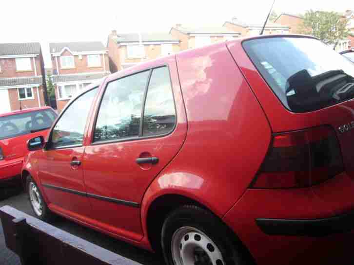 1998 VOLKSWAGEN GOLF S RED