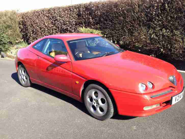 1999 ALFA ROMEO GTV LUSSO 2.0 TS 16V RED WITH AIR CONDITIONING