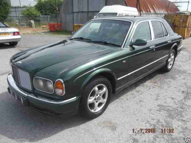 1999 BENTLEY ARNAGE GREEN DAMAGED REPAIRABLE SALVAGE