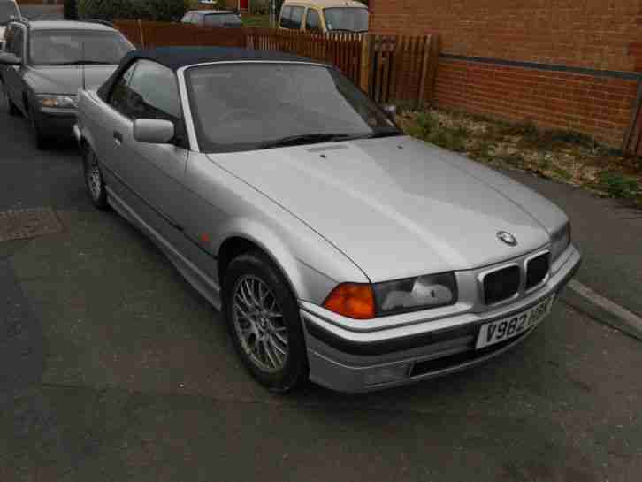 1999 BMW 323I CONVERTIBLE SILVER SWAP PX