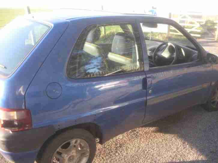 1999 CITROEN SAXO EAST COAST BLUE - SPARES OR REPAIRS