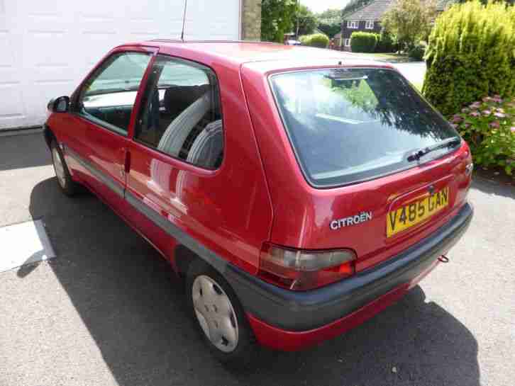 1999 SAXO EAST COAST RED