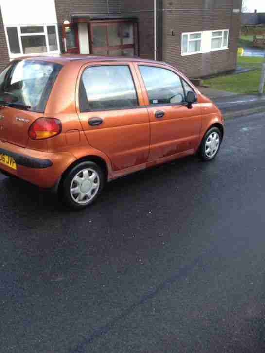 1999 DAEWOO MATIZ SE ORANGE