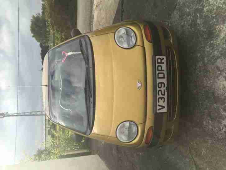 1999 DAEWOO MATIZ SE PLUS YELLOW
