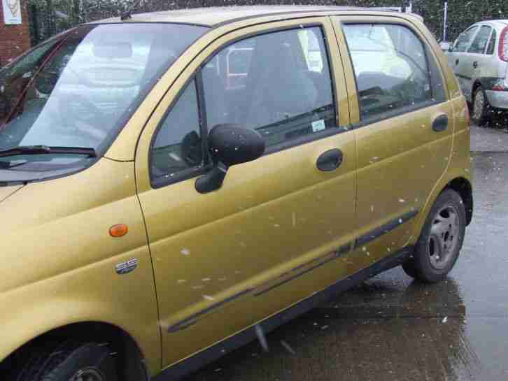 1999 DAEWOO MATIZ SE PLUS YELLOW