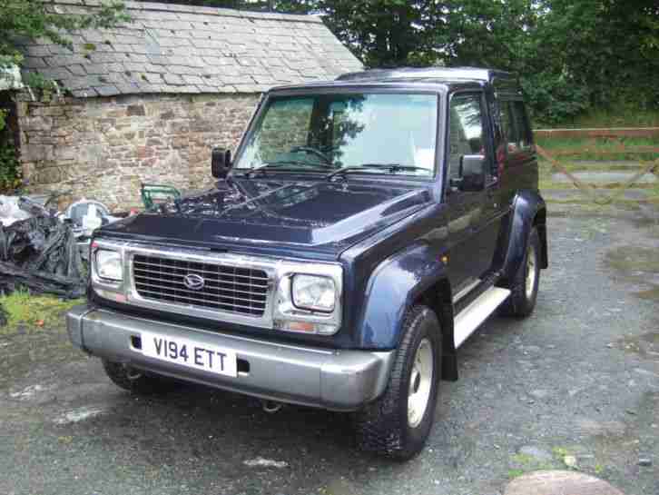 1999 DAIHATSU FOURTRAK INDEPENDENT TDX BLUE