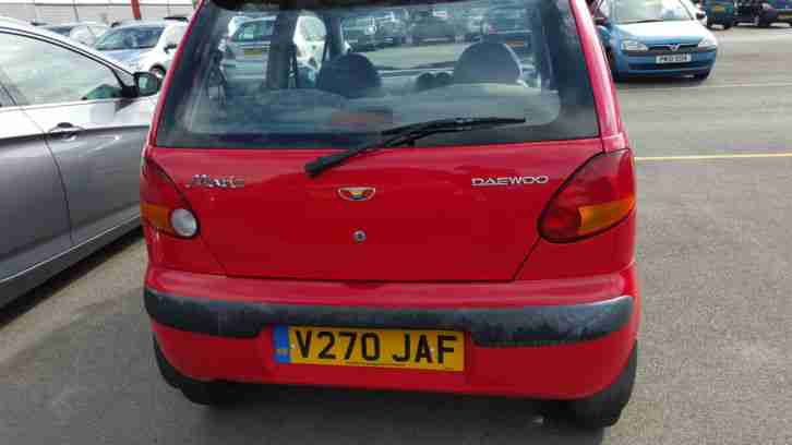 1999 Daewoo Matiz 0.8 SE+ * 66557 miles * OPEN SUNDAY * CARDS ACCEPTED *