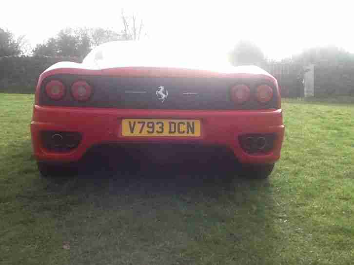 1999 FERRARI 360 MODENA RED F1 RHD