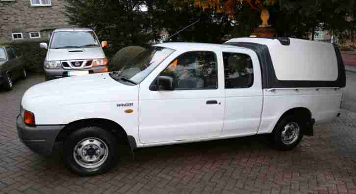1999 FORD RANGER SUPER CAB DIESEL WHITE